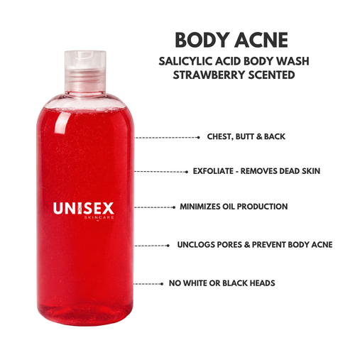 Salicylic Acid Body Wash Strawberry 500ml