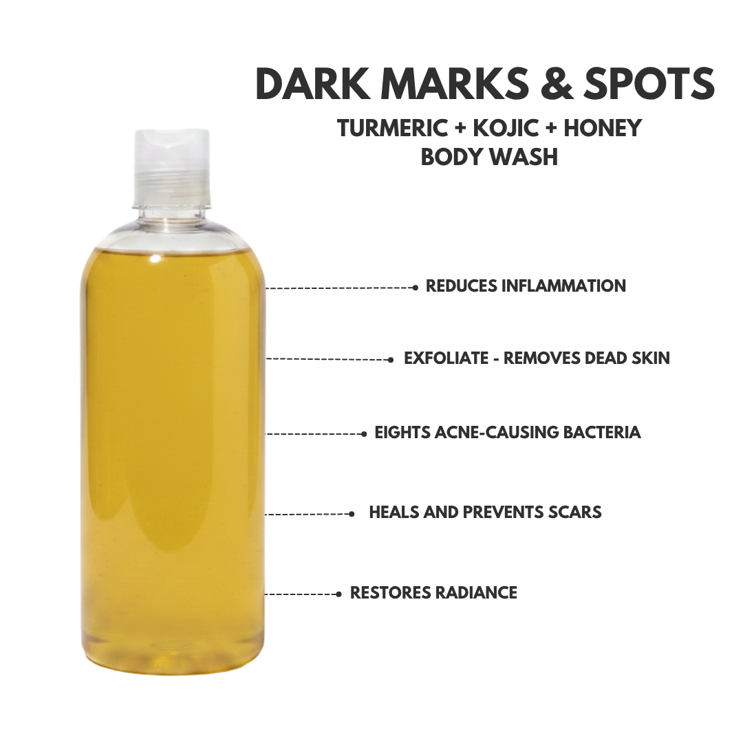 Turmeric + Kojic Acid + Honey Body Wash 500ml